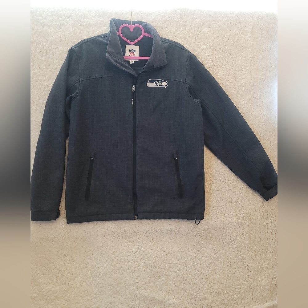 SEAHAWKS Seattle NFL Sz-M Dark Gray Performance Jacket